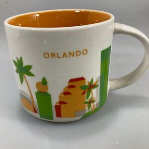 Starbucks Orlando You Are Here Coffee Mug 14 oz YAH 2014